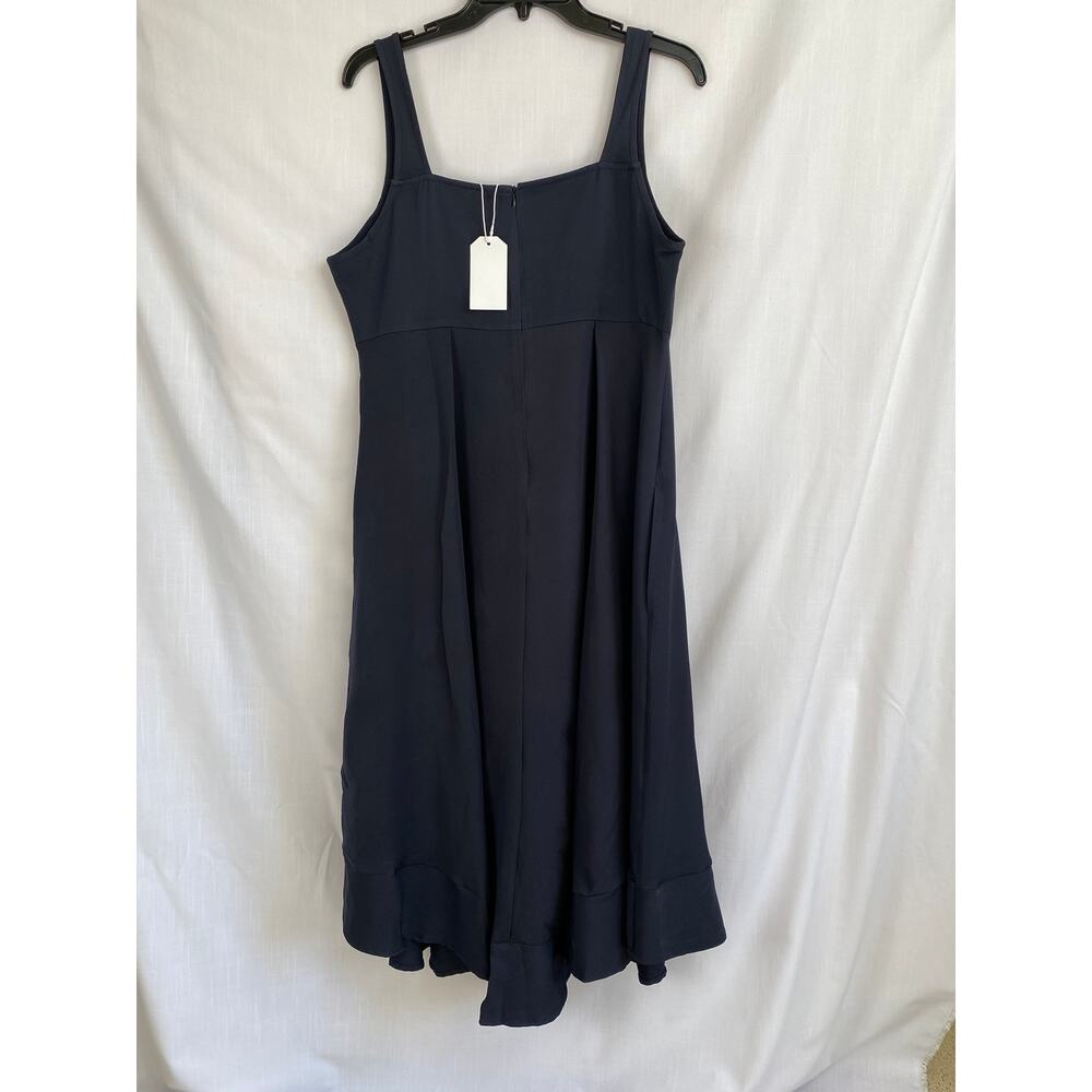 Navy Blue Women's XL Sleeveless Sundress fit and flare NWT cute!